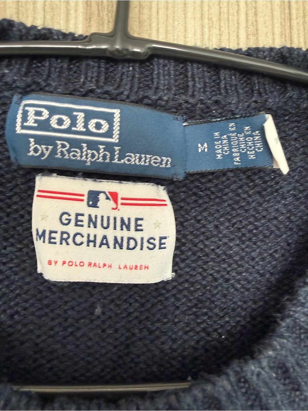 Polo Ralph Lauren x New York Yankees Polo Bear Sweater - Navy – Men’s M - MLB - Picture 2 of 8
